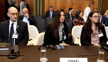 فريق إسرائيل القانوني في محكمة العدل الدولية، 16 مايو 2024 فرانس برس