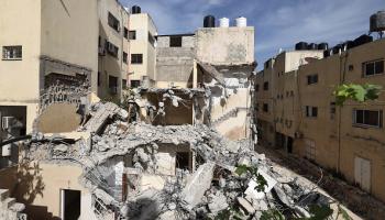 آثار الدمار التي خلفها عدوان الاحتلال على جنين 23 مايو (فرانس برس)