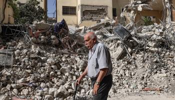 آثار الدمار التي خلفها عدوان الاحتلال على جنين 23 مايو (فرانس برس)
