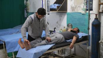 مستشفى في درعا في سورية (محمد أبازيد/ فرانس برس)