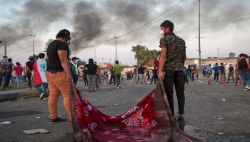 تظاهرات العراق-سياسة-حسين فالح/فرانس برس