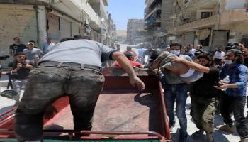 سياسة/ضحايا مدنيون بسورية/(عمر حاج قدور/فرانس برس)