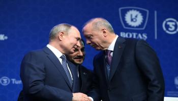 بوتين وأردوغان/Getty