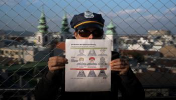 تحضيرات لحظر الحجاب في النمسا (جوي كلامار/فرانس برس)