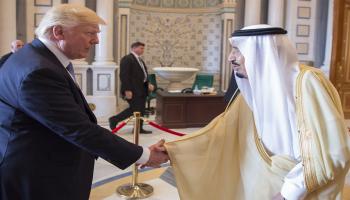 ترامب والملك سلمان/ السعودية