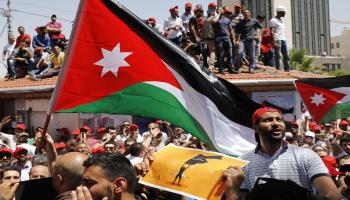 سياسة/احتجاجات الأردن/(أحمد غرابلي/فرانس برس)