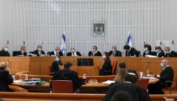 المحكمة الاسرائيلية العليا-سياسة-عبير سلطان/فرانس برس