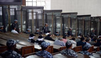 محاكمة فض اعتصام رابعة MOHAMED EL-SHAHED/AFP