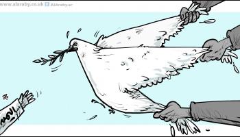 كاريكاتيرالسلام في اليمن/ حجاج