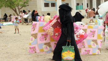 نازحون في اليمن (عيسى أحمد/فرانس برس)