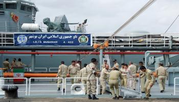 سياسة/البحرية الإيرانية/(فرانس برس)