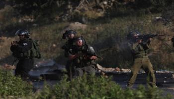 جندي إسرائيلي/ الرصاص المطاطي