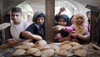 طوابير خبز في مصر