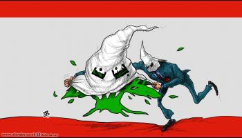 كاريكاتير لبنان والعوصرية / حجاج