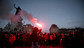 تظاهرات باريس- فرانس برس