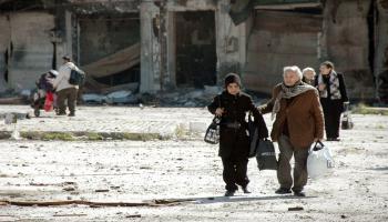 حمص - اخلاء مدنيين