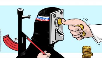 كاريكاتير الفاغنر روسيا / حجاج