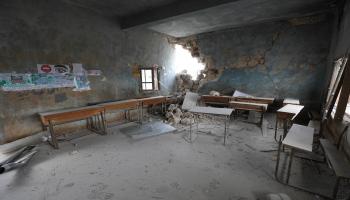 عشرات المدارس السورية دمرت (عمر حاج قدور/فرانس برس)