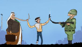 كاريكاتير غزة والعرب / البحادي
