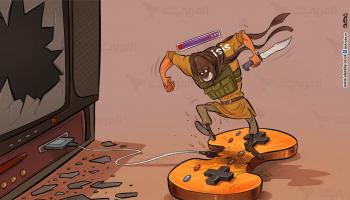 كاريكاتير داعش جيمز / البحادي