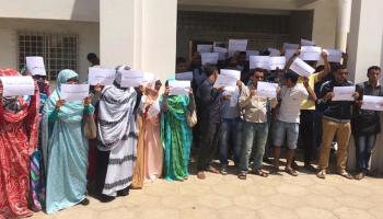 طلاب موريتانيين يحتجون في تونس على تأخر المنحة (فيسبوك)