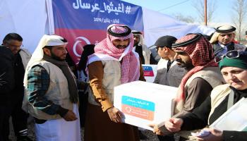 قطر تنظم حملة "أغيثوا عرسال" لدعم اللاجئين السوريين بلبنان(فيسبوك)
