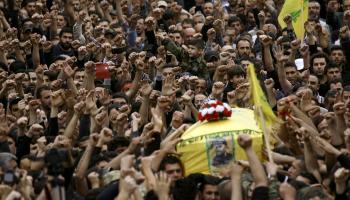تشييع أحد مقاتلي حزب الله (محمود الزيات -getty)