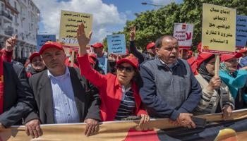 احتجاجات عمالية في المغرب/ الأناضول