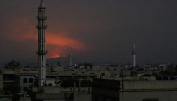 استهداف اللواء 47/حماة/سورية/Getty