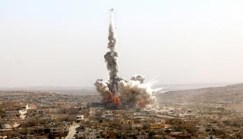 قصف حلب/محمود فيصل/الأناضول)