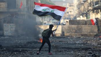 تظاهرات عراقية/سياسة/أحمد الربيعي/فرانس برس
