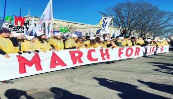 مسيرة مناهضة للإجهاض في أميركا(تويتر)