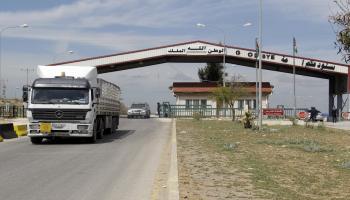 شاحنات الحدود الأردنية العراقية- فرانس برس