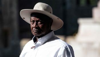 الرئيس الأوغندي يوري موسفني Jack Taylor/Getty