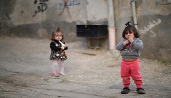 طفلتان فلسطينيتان- Getty