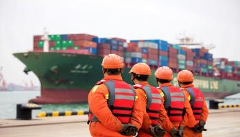 الصين تجارة مرفأ غيتي نوفمبر 2018
