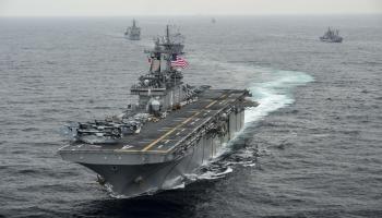 سفينة أميركية/USS Boxer/كريغ رودارت/Getty