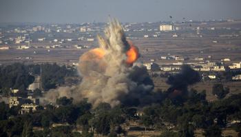 سورية/سياسة/قصف إسرائيلي/(ليور مزراحي/Getty)