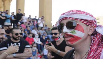 تظاهرة لبنان/ مجتمع (أنور عمرو/ فرانس برس)