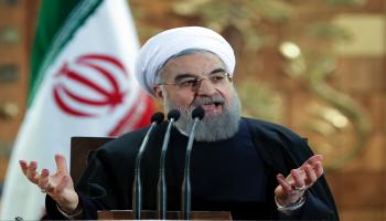 إيران-الرئيس الإيراني-روحاني-25-1- الأناضول
