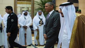 أوباما وسلمان في الرياض/جيم واتسون/فرانس برس