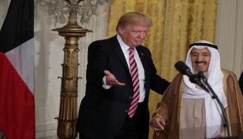 ترامب والأمير الكويتي/سياسة/أليكس وونغ/غيتي
