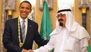 اوباما والملك عبدالله