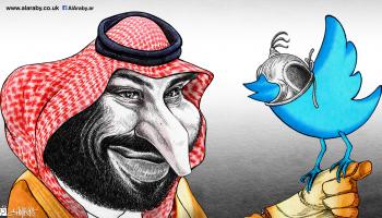 كاريكاتير تويتر بن سلمان / حيدري