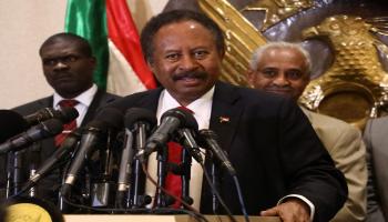 عبد الله حمدوك رئيس الحكومة السودانية (Getty)