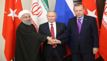 بوتين، روحاني، أردوغان/سياس/غيتي
