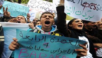 الشباب الجزائري يرفض ترشح بوتفليقة لولاية رئاسية رابعة