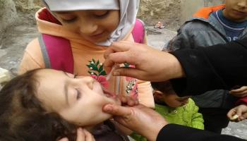 حملة التلقيح ضد شلل الأطفال في الشمال السوري (فيسبوك)