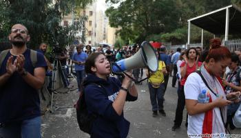 اعتصام أمام قصر العدل في بيروت-سياسة-حسين بيضون