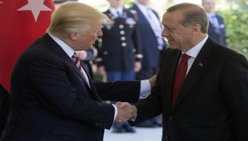ترامب وأردوغان/سياسة/ جيتي إيماجيس/فرانس برس